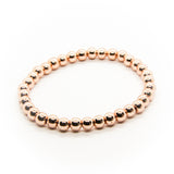 Synthetic Hematite - rose gold (6mm)